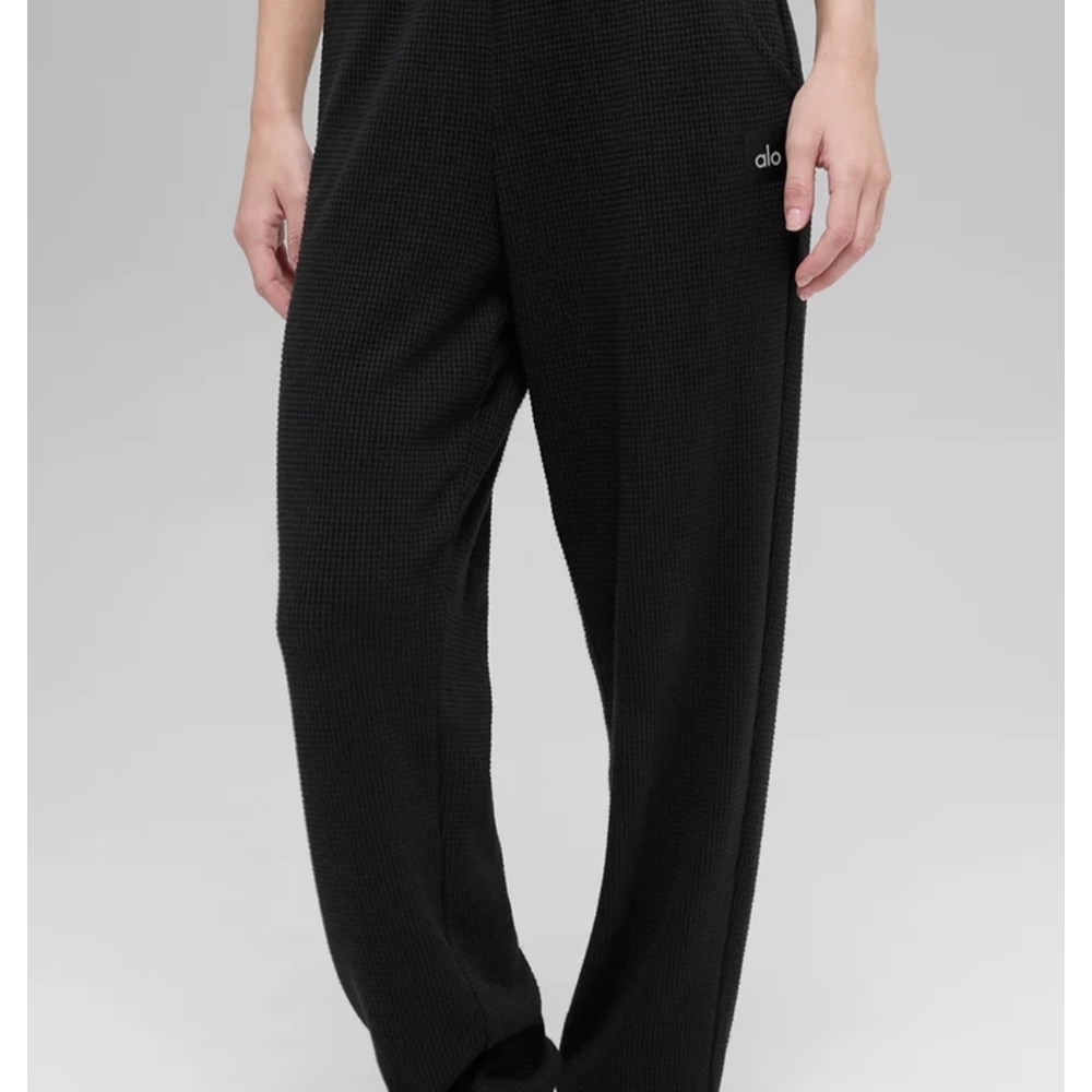 ALO Yoga Black Relaxed Pants